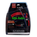 Kit De Instalación Calibre 0 Krack Audio 100% Cobre Cxp