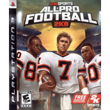 Jogo All Pro Football 2k8 Playstation 3 Ps3 Mídia Física
