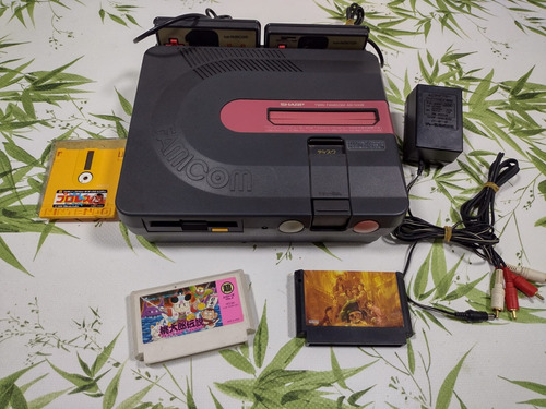 Nintendo Sharp Twin Famicom Super Conservado Com 3 Jogos