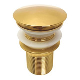 Ralo Pia 1 1/4 Inox Luxo Valvula Click Gold Cuba Banheiro