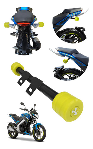 Slider Colín Trasero De Protección Para Italika Ft250 Gts Ts | Envío gratis