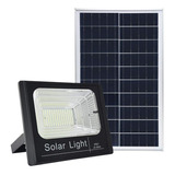 Reflector Led 100w + Panel Solar Ip65 6500k + Control Remoto