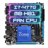 Kit Upgrade Intel I7-4770   + Placa Mãe H81