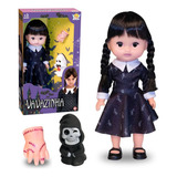 Boneca Vavazinha Brinquedo Inspiração Série Wandinha Addams