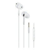 Auriculares Stereo Noga Ng-1650 In Ear Color Blanco Color Blanco