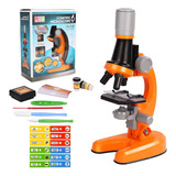 Juguete Microscopio Infantil 1200x Educativo Ciencia Muestra