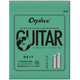 Pak Cuerdas Guitarra Electrica Orphee 10-46 Y 10 Puas 