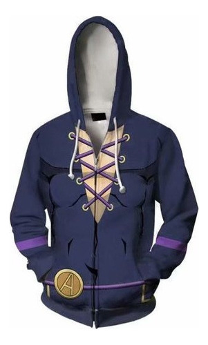 Aa Abrigo De Sudadera De Aventura Extraña De Anime Jojo 1