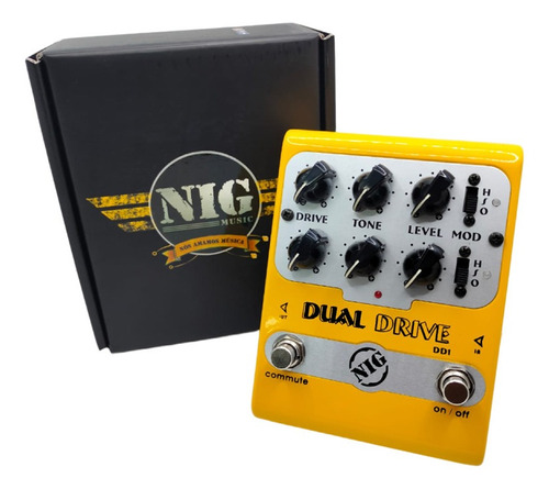 Pedal Nig Dual Drive Dd1 Dois Drivers P/ Guitarra 9v