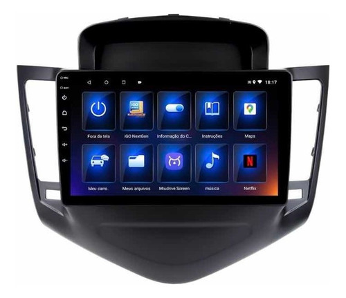 Central Multimidia Chevrolet Cruze Lt Ltz Android 11 9p Wifi