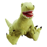 Peluche Dinosaurio Velociraptor 44 Cm Verde Jurásico Juguete