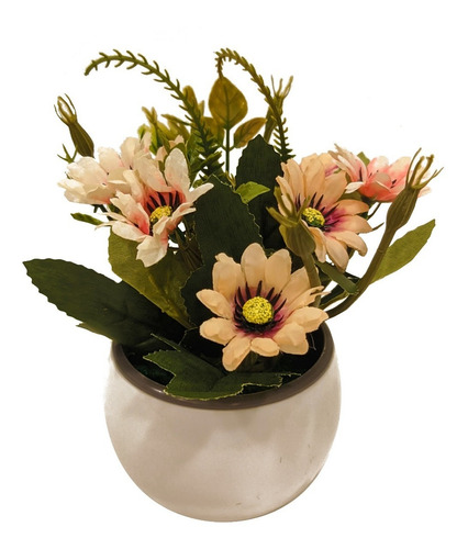 Planta Artificial Flor Con Maceta Colores M15 - Sheshu Home