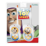 Brinquedo Walkie Talkie Infantil Toy Story Da Candide 4950