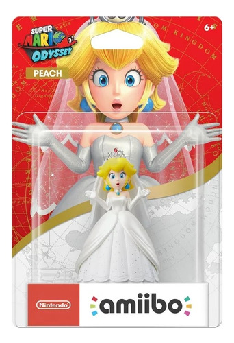 Amiibo Mario Odyssey Peach Weeding Nintendo Switch