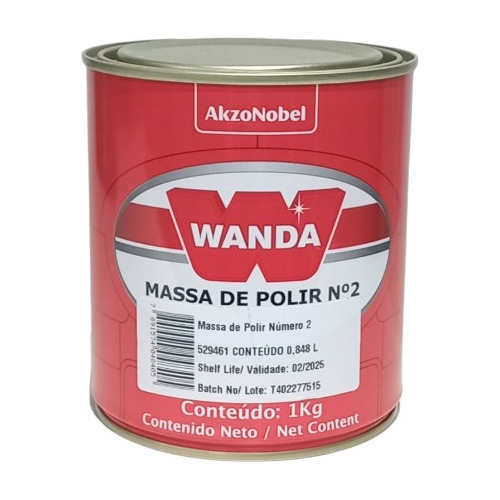 Pasta De Pulir Fina Marveliz N2 - 0,9l Wanda