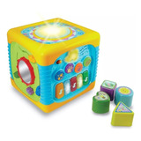 Cubo Musical Didactico Con Luces Juegos Juguete Bebe Y Niños