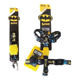 Peitoral H E Guia Para Cachorro Modelo Batman Oficial G