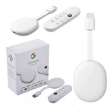 Google Chromecast With Google Tv Controle De Voz 4k 8gb Snow