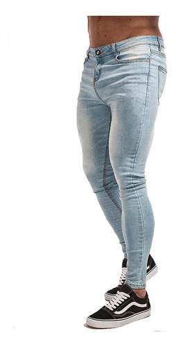 Calça Masculina Jeans Skinny Premium Lisa Lycra Estica