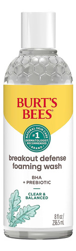Burt's Bees Jabón Facial Espumoso Con Bha Exfoliante 2 Pack
