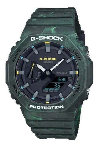 Reloj Casio G-shock Modelo Ga-2100fr-3a Agente Oficial