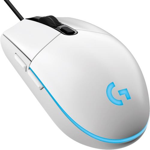 Mouse Gamer Logitech G203 Lightsync Blanco 8000 Dpi Rgb Full