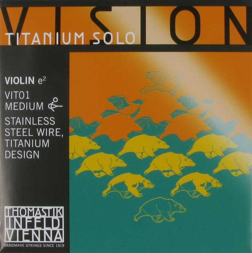 Cuerdas 1ra (e) Unidad Violin 4/4 Thomastik Vision Titanium