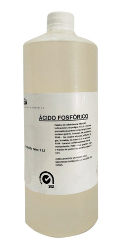 Acido Fosfórico 1lt (1,68kg) Calidad Premium Icasa