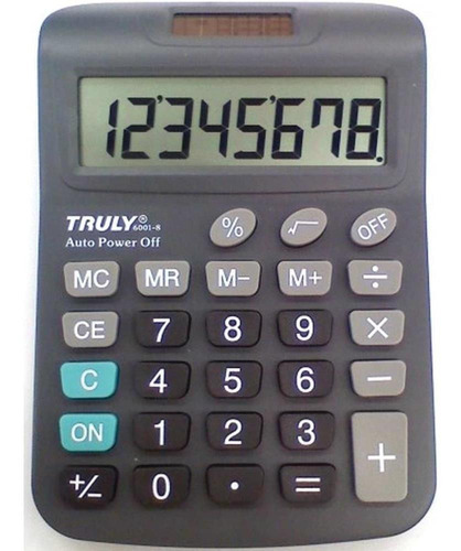 Calculadora De Mesa 8 Dig. Trully Visor Gr.prata Procalc