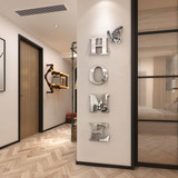 Doeean Home Sign Acrílico Espejo 3d Decoración De Pared Calc