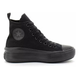 Zapatilla Converse Negro Unisex Plataforma Chuck Taylor 