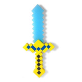 Espada Minecraft De Diamante - 36cm Com Som E Luz Cor Outro