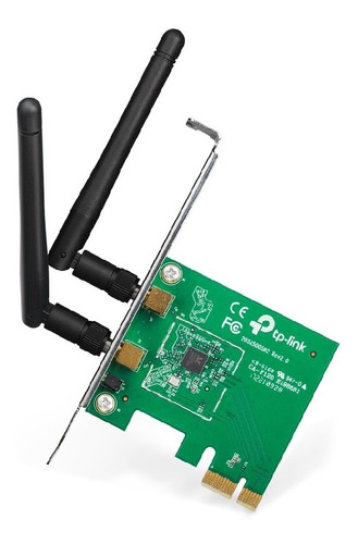 Placa De Red Wifi Tp Link Pci-express 300mbps 2 Antenas