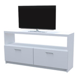 Rack Tv Mesa Minimalista Melamina 120x60x30 Mueble Living