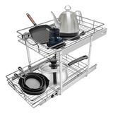 Organizador Extraíble 50cm X 53cm Estante 2 Niveles Cocina B