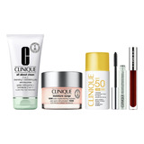 Set Clinique: Limpiador + Crema + Solar + Máscara + Gloss