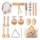 10 Uds. Kit De Instrumentos De Percusión De Mano Para Niños