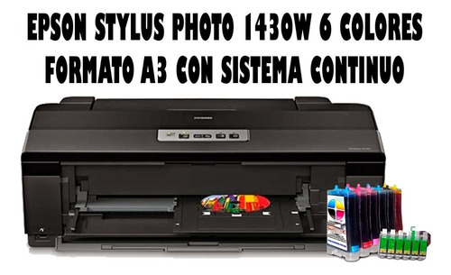 Impresora   Fotográfica Epson Stylus Photo 1430w Con Wifi 