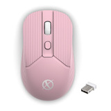 Mouse Inalámbrico Recargable Xinua  M2 Rosa