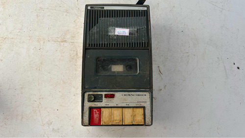 Rádio Gravador Crowncorder Ctr 9001 Sem Funcionamento