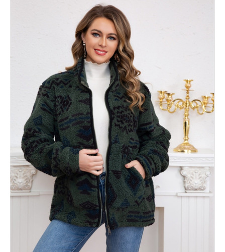 Chaqueta Oso Peluche Mujer / Dama Otoño Invierno Polar