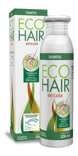 Eco Hair Shampoo X 200 Ml Anti-caida Del Cabello Ecohair
