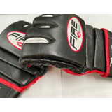 Par De Guantes Mma Piel Fire Sports/world Mma Council Negro