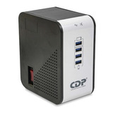 Regulador De Voltaje Cdp R2cu-avr 1008, 1000va/8 Tomas/4 Usb