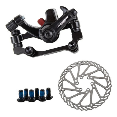 Caliper Trasero + Rotor Bicicleta Freno Disco Mecanico 160mm | MercadoLibre