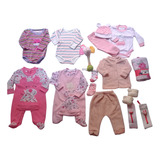 Set Ajuares Bebe Nacimiento 18 Prendas 