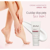 Creme Hidratante Para Os Pés Com Ureia 3% Raavi 100g 