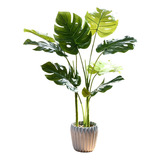 Plantas Artificiales Con Macetas De Plastico 90cm Decorativa