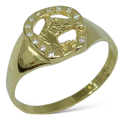 Anillo Herradura Oro 10k