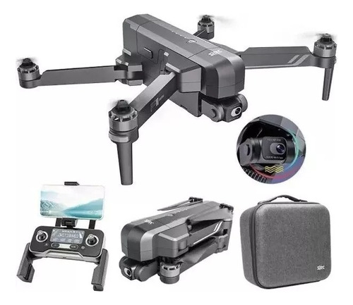 Drone Sjrc F11s 4k Pro Com Câmera 4k Dark Gray 5ghz Com Bag